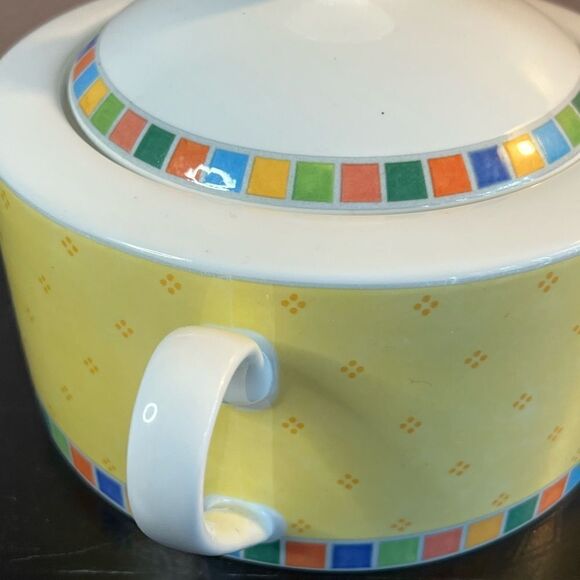 Villeroy & Boch twist alea Limone round covered vegetable dish nwot - Picture 7 of 13